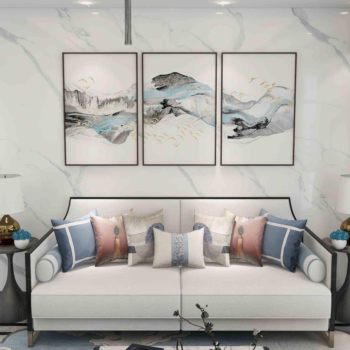 PVC-Paneel 260x120cm CALACATTA