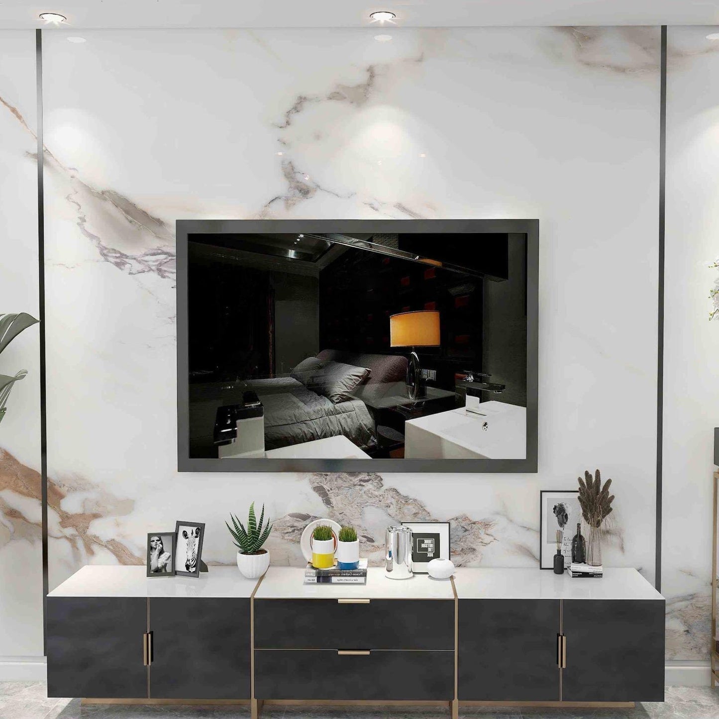 PVC-Paneel 260x120cm CALACATTA BEIGE