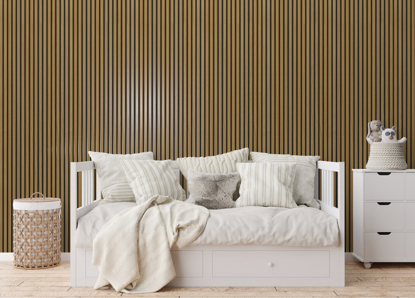 Akustikpaneel 260x60cm NATURAL WOOD