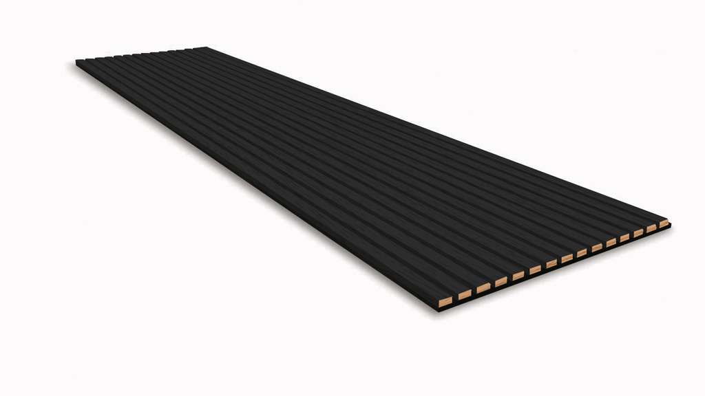 Akustikpaneel 260x60cm BLACK WOOD