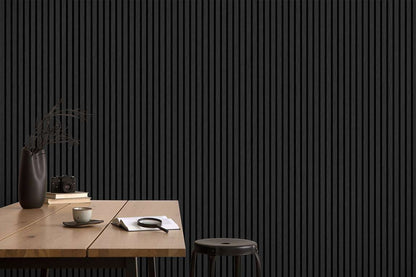 Akustikpaneel 260x60cm BLACK WOOD