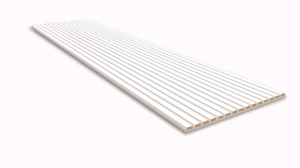 Akustikpaneel 260x60cm TOTAL WHITE