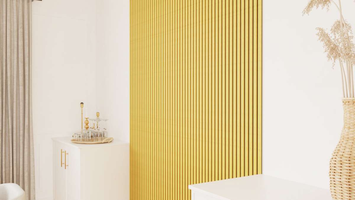 Akustikpaneel 260x60cm GOLD