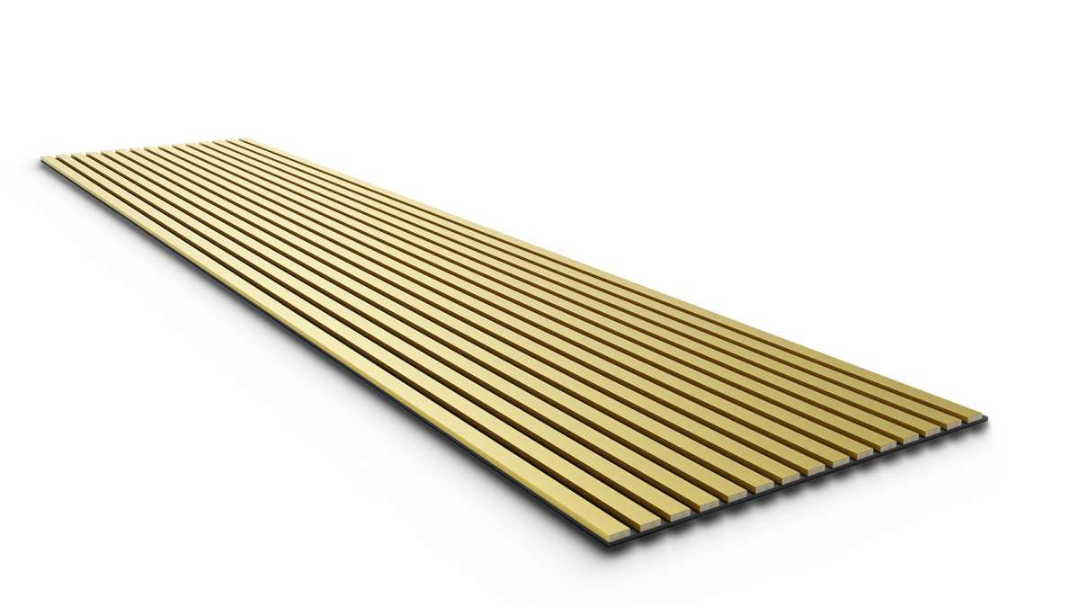 Akustikpaneel 260x60cm GOLD