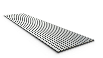 Akustikpaneel 260x60cm SILBER